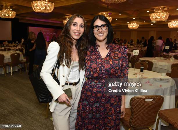 Alice Wenk and Carl Allen attend Los Angeles Magazine's The L.A. Woman Luncheon at The Fairmont Miramar on March 21, 2024 in Santa Monica, California.