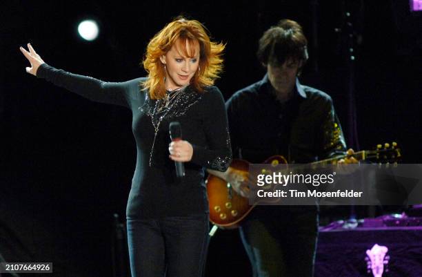 Reba McIntire performs during the Stagecoach music festival at the Empire Polo Fields on April 25, 2009 in Indio, California.