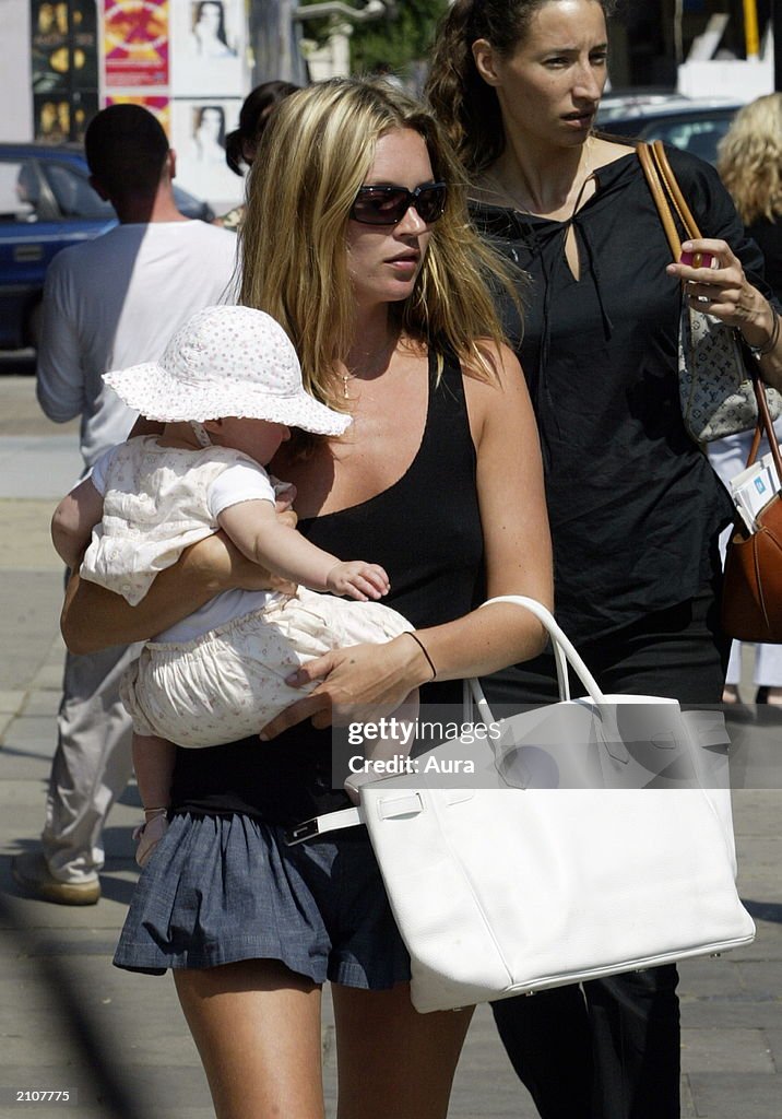 Kate Moss And Her Baby Daughter Lola Together