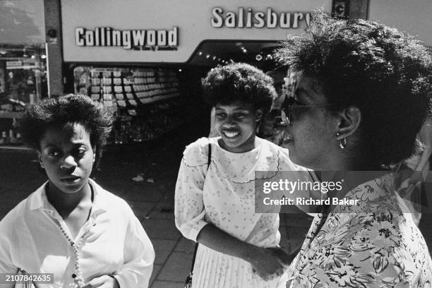 Christians from the Church of God of Prophecy's daytrip to Brighton, on 30th June 1985.