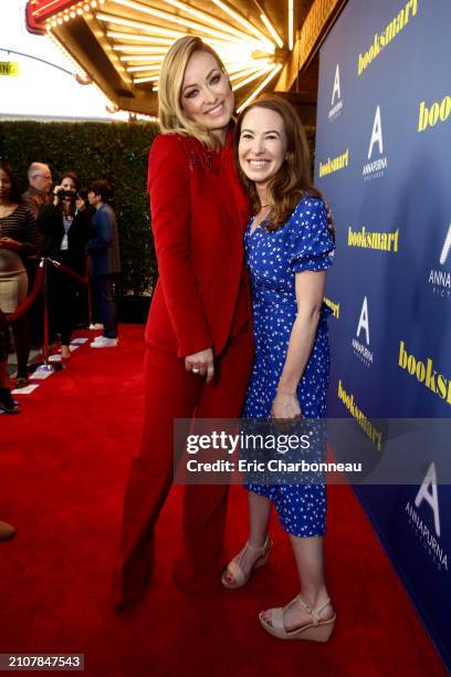 Olivia Wilde, Director, Katie Silberman, Writer/Producer, seen at Los Angeles Special Screening of Annapurna Pictures' BOOKSMART at The Theatre at...