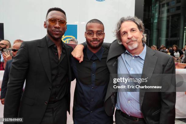 Mahershala Ali, Kris Bowers, Composer, Peter Farrelly, Director/Writer/Producer seen at Universal Pictures' GREEN BOOK Premiere at the Toronto...