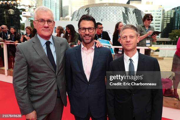 David Linde, CEO of Participant Media, Jonathan King, Executive Producer, Robert Kessel, Senior Vice President of Production for Participant Media...