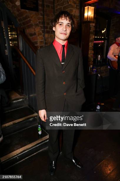 Frank Dillane attends the World Premiere of "Renegade Nell" on March 26, 2024 in London, England. The UK Original series is coming to Disney+ from...