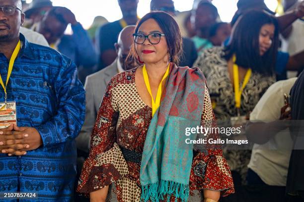 Nomantu Nkomo-Ralehoko at the National Human Rights Day Commemoration at George Thabe Cricket Grounds in Sharpeville on March 21, 2024 in Sedibeng,...
