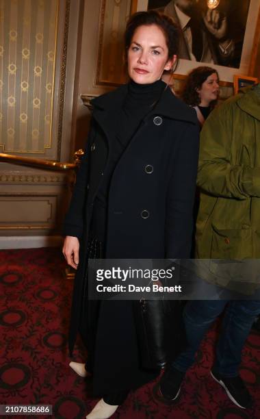 Ruth Wilson poses in the foyer following the press night performance of "Opening Night" at The Gielgud Theatre on March 26, 2024 in London, England.