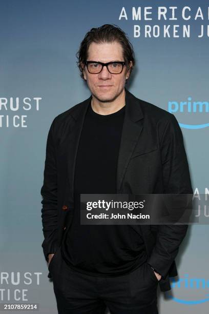 Adam Rapp at the New York screening of "American Rust: Broken Justice" held at The Whitby Hotel on March 26, 2024 in New York City.