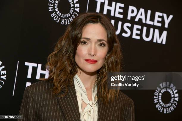 Rose Byrne at PaleyLive: Kristen Wiig and Carol Burnett: A Night With Apple TV+'s "Palm Royale" held at The Paley Museum on March 26, 2024 in New...