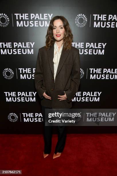 Rose Byrne at PaleyLive: Kristen Wiig and Carol Burnett: A Night With Apple TV+'s "Palm Royale" held at The Paley Museum on March 26, 2024 in New...