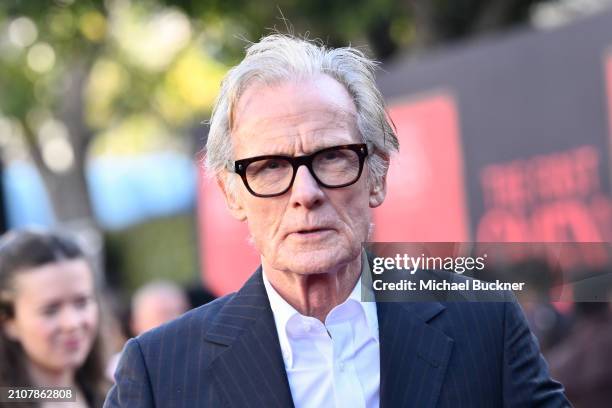 Bill Nighy at the premiere of "The First Omen" held at Regency Village Theatre on March 26, 2024 in Los Angeles, California.