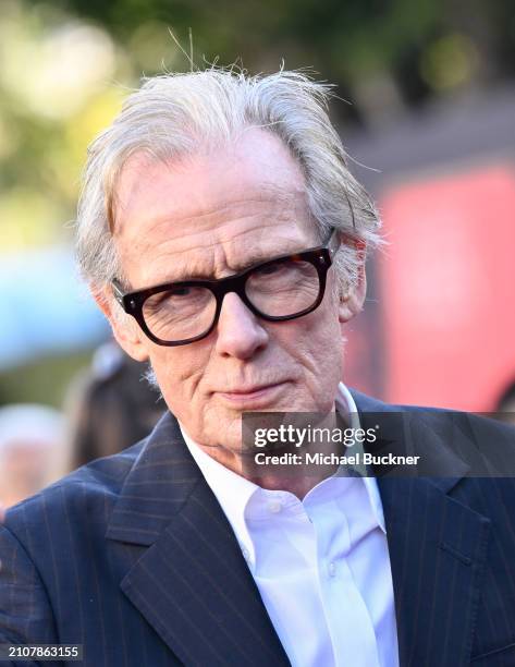 Bill Nighy at the premiere of "The First Omen" held at Regency Village Theatre on March 26, 2024 in Los Angeles, California.