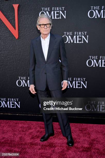 Bill Nighy at the premiere of "The First Omen" held at Regency Village Theatre on March 26, 2024 in Los Angeles, California.