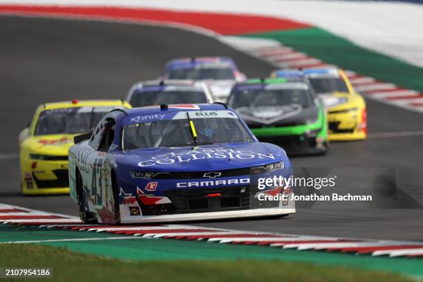 Ryan Ellis, driver of the Classic Collision Chevrolet, drives during the NASCAR Xfinity Series Focused Health 250 at Circuit of The Americas on March...