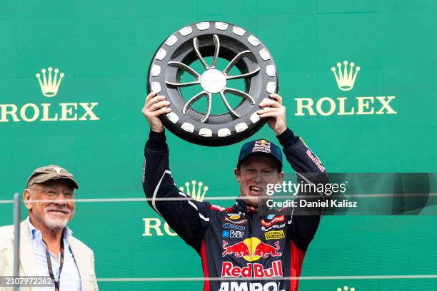 Will Brown driver of the Red Bull Ampol Racing Chevrolet Camaro ZL1 during race 4 of the Melbourne Supersprint, part of the 2024 Supercars...