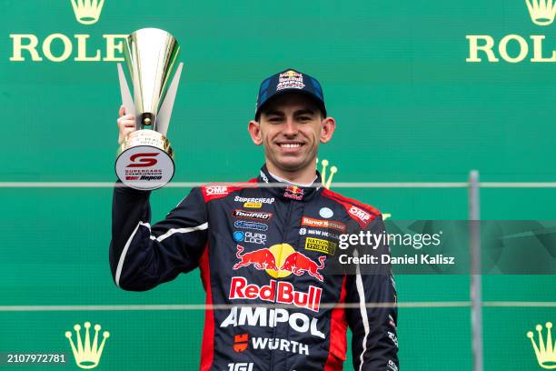 Broc Feeney driver of the Red Bull Ampol Racing Chevrolet Camaro ZL1 during race 4 of the Melbourne Supersprint, part of the 2024 Supercars...