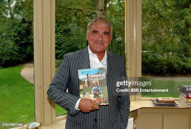 Dutch presenter and entrepreneur Rik Felderhof, at the presentation of KOKEN IN VILLA FELDERHOF