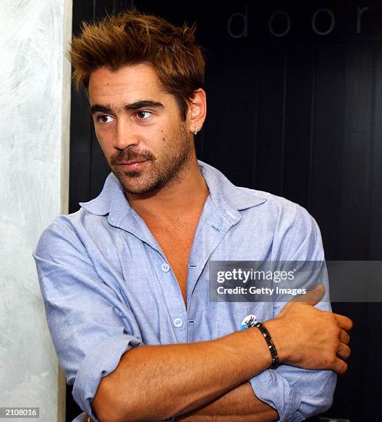 Actor Colin Farrell attends Special Olympics Global Youth Forum at the Helix Theatre in DCU on June 23, 2003 in Dublin, Ireland. The Global Youth...