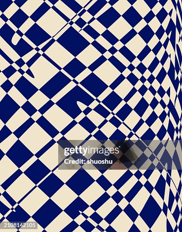 Abstract blue rhombus check pattern texture background Abstract blue rhombus check pattern texture background