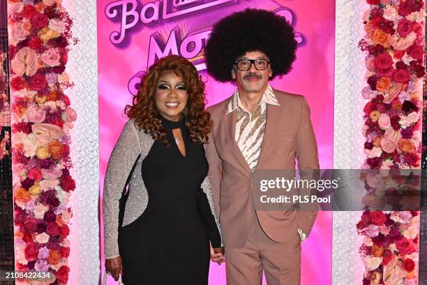 Gloria Gaynor and Christian Louboutin attend the Rose Ball 2024 To Benefit The Princess Grace Foundation on March 23, 2024 in Monaco, Monaco.