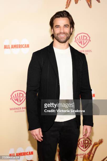 Brian Borello attends the season six premiere and 100th episode celebration for The CW's "All American" at Manuela on March 23, 2024 in Los Angeles,...