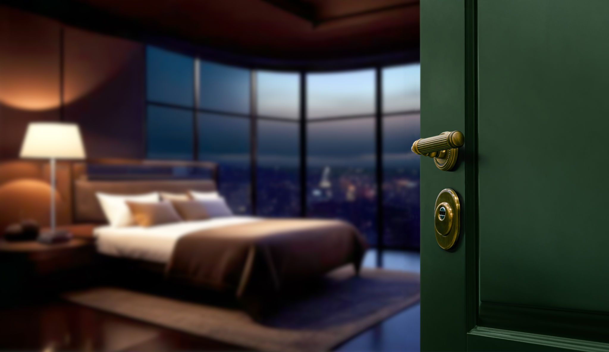 luxury hotel room