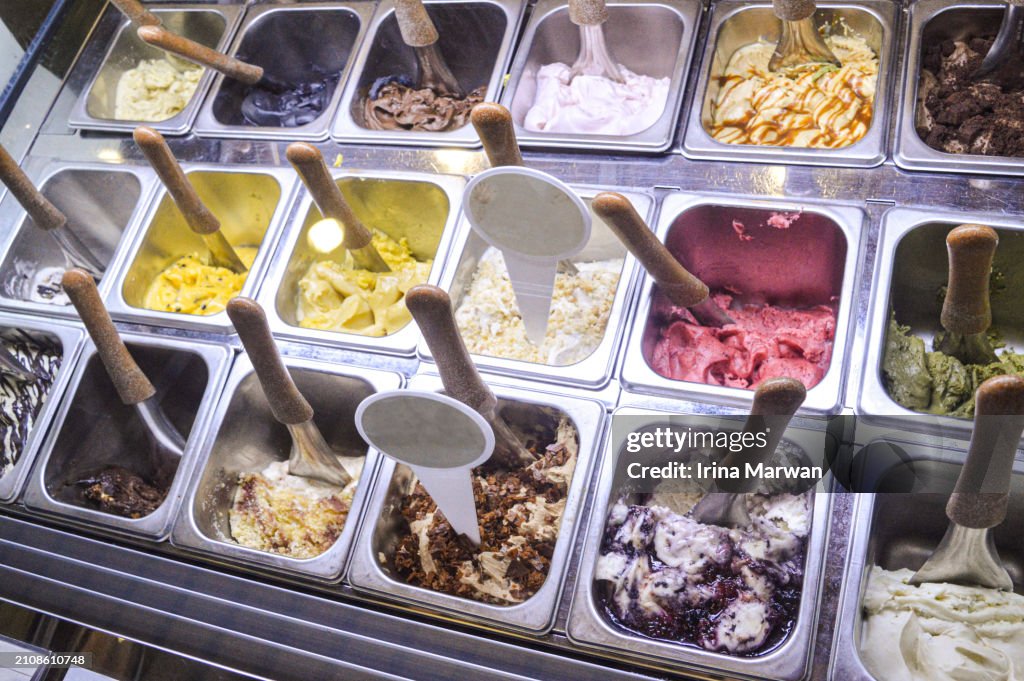 Gelato Ice Cream Display Fridge