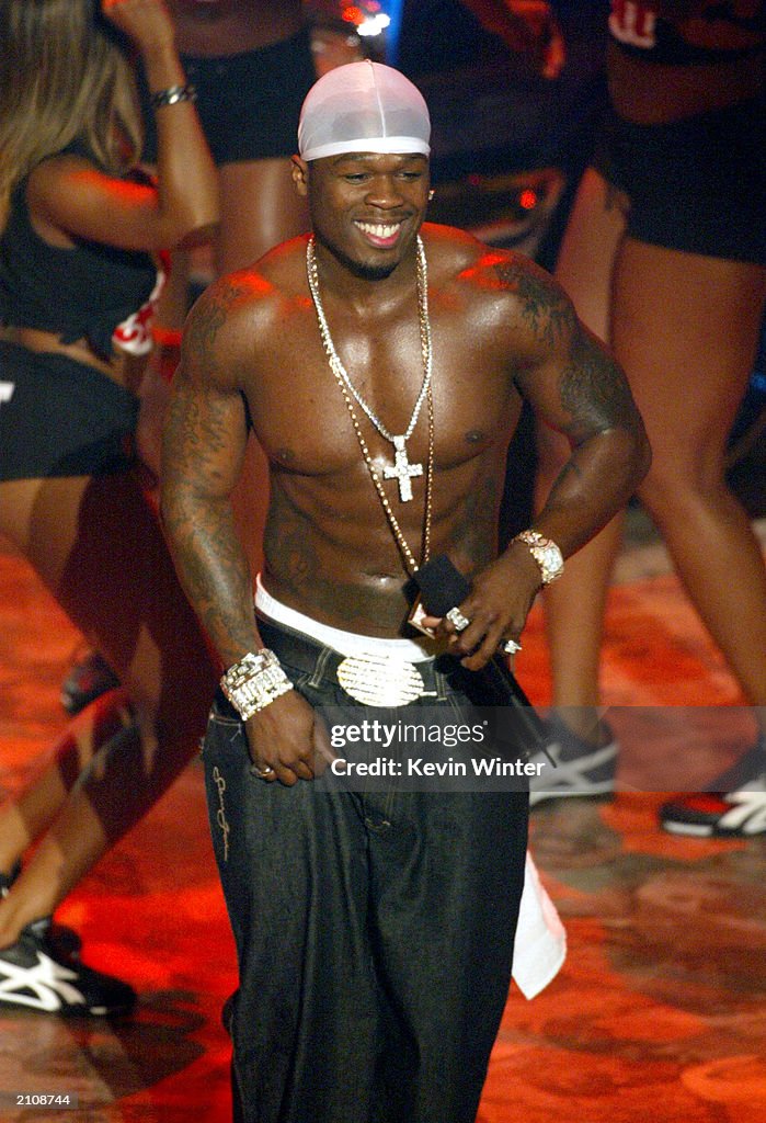 50 Cent Rapper Note Rapper 50 cent performs at the 3rd Annual BET Awards at the Kodak ...