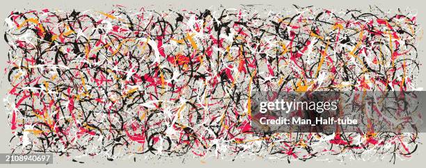 abstrakte gemälde hintergrund - acryl auf leinwand stock-grafiken, -clipart, -cartoons und -symbole