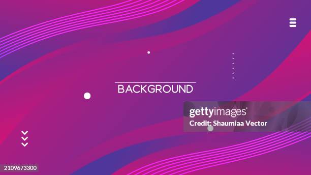 modern purple gradient geometric shape abstract background - papercutting stock illustrations
