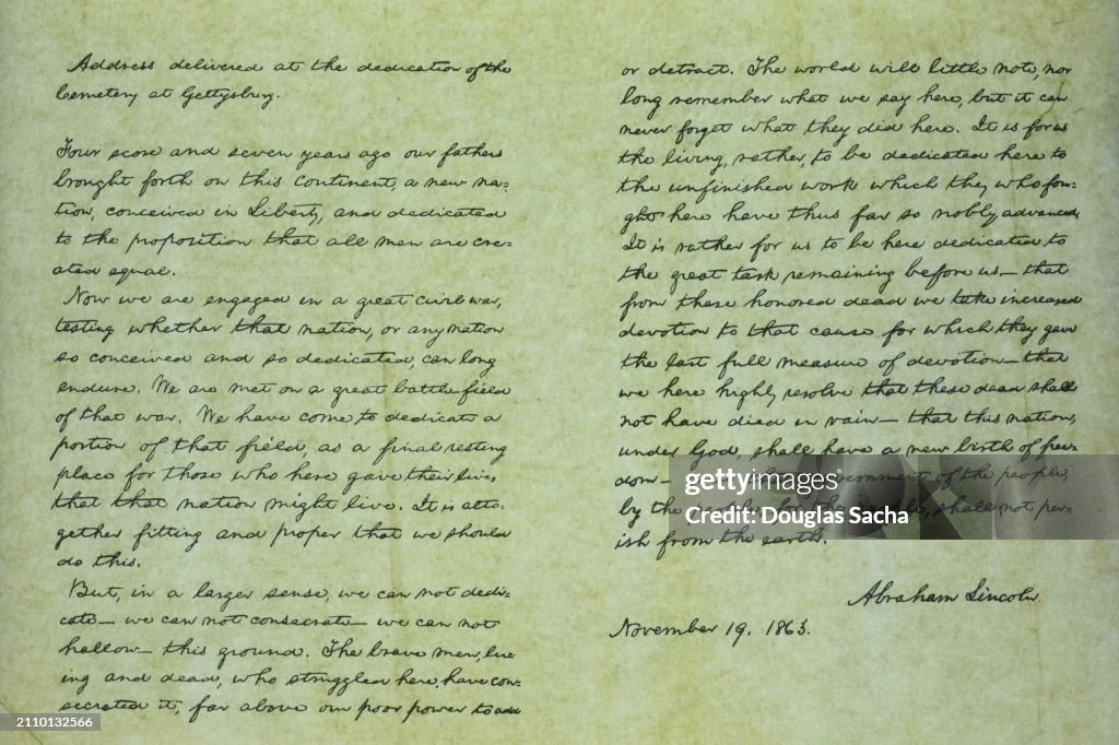 Gettysburg address - U.S. President Abraham Lincoln