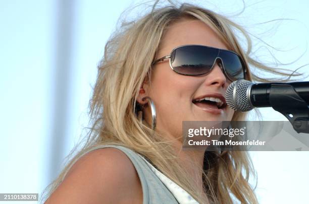 Miranda Lambert performs during the Stagecoach music festival at the Empire Polo Fields on April 26, 2009 in Indio, California.