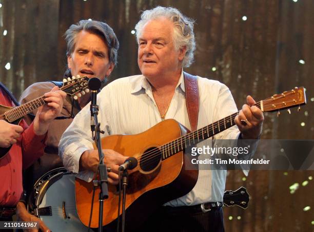 Peter Rowan of Peter Rowan and his Bluegrass band performs during the Stagecoach music festival at the Empire Polo Fields on April 26, 2009 in Indio,...