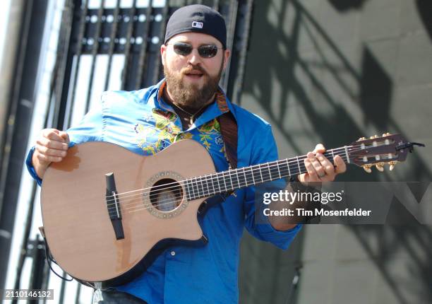 Zac Brown of Zac Brown Band performs during the Stagecoach music festival at the Empire Polo Fields on April 26, 2009 in Indio, California.