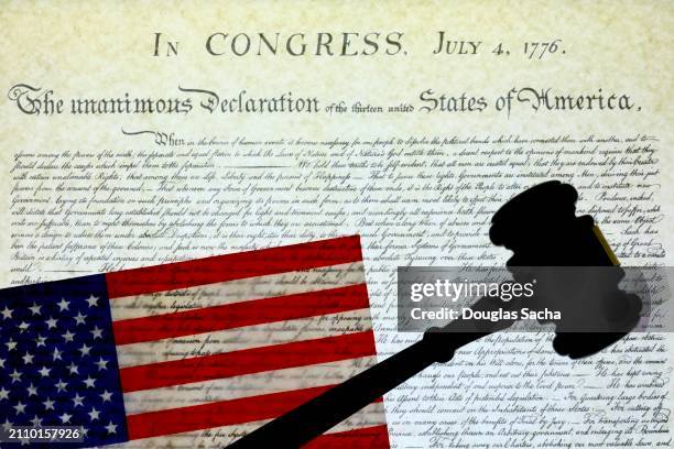 justice concepts - usa declaration of independence - congress bill stock pictures, royalty-free photos & images