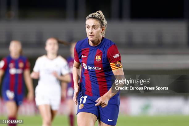 Alexia Putellas of FC Barcelona in action during the Spanish Women League, Liga F, football match played between Real Madrid and FC Barcelona at...