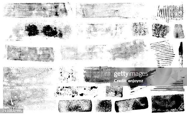 illustrations, cliparts, dessins animés et icônes de tissu grunge noir et textures éponge - pochoir