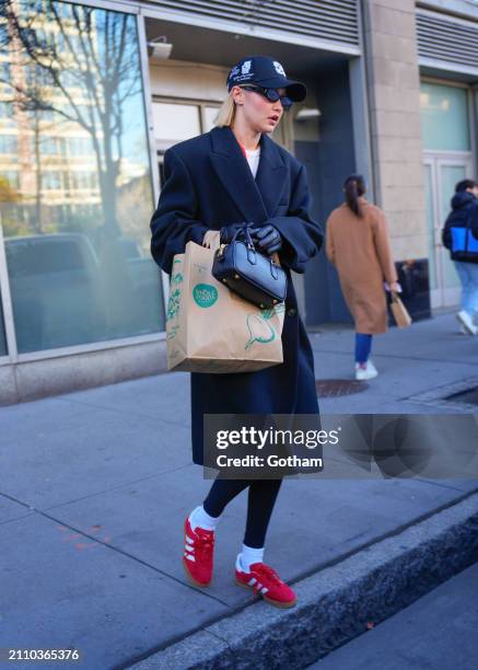 Gigi Hadid is seen shopping at Whole Foods on March 24, 2024 in New York City.