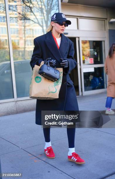 Gigi Hadid is seen shopping at Whole Foods on March 24, 2024 in New York City.