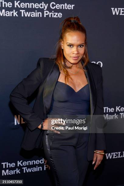 Nefetari Spencer attends tge 25th Annual Mark Twain Prize For American Humor at The Kennedy Center on March 24, 2024 in Washington, DC.