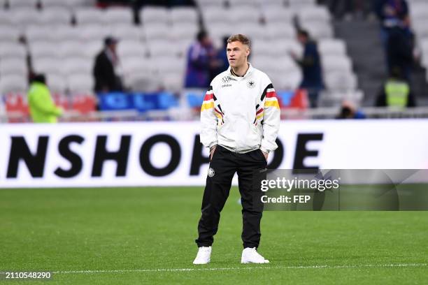 Joshua KIMMICH during the International friendly match between France and Germany at Groupama Stadium on March 23, 2024 in Lyon, France. - Photo by...