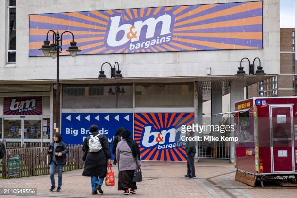 Bargains store at Priory Square shopping centre on 21st March 2024 in Birmingham, United Kingdom.