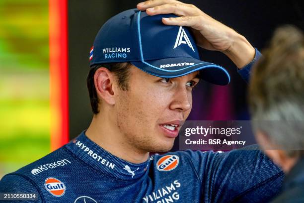 Alex Albon, Williams Racing FW45 during qualifying ahead of the F1 Grand Prix of Australia at Albert Park Circuit on March 23, 2024 in Melbourne,...