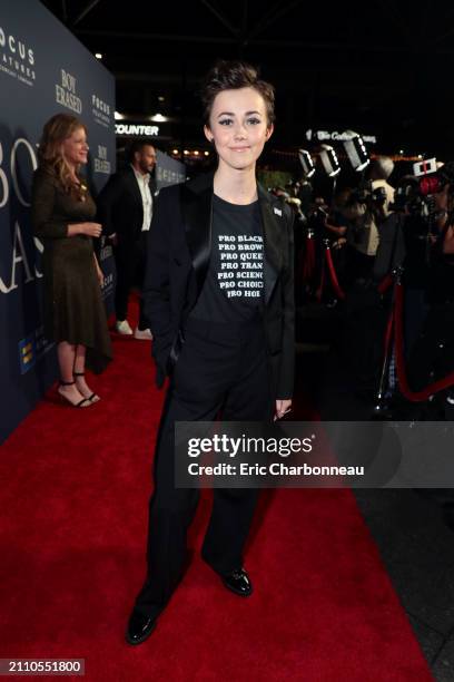 Jesse LaTourette seen at Focus Features Los Angeles premiere of Boy Erased at Directors Guild of America, Los Angeles, CA, USA - 29 October 2018