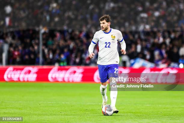 Theo HERNANDEZ of France during the friendly match between France and Chile at Orange Velodrome on March 26, 2024 in Marseille, France. - Photo by...