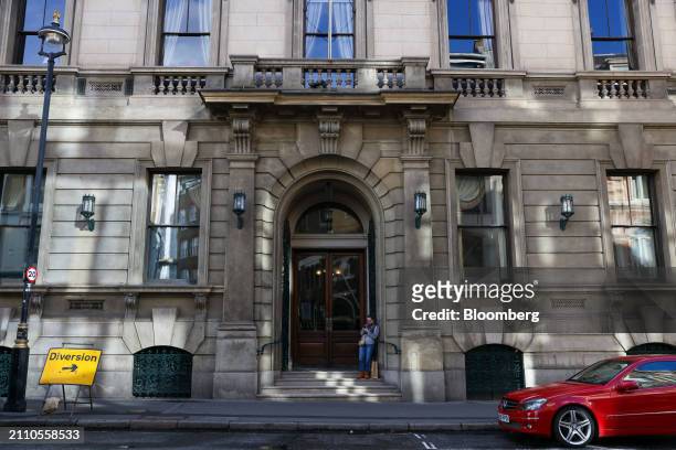 The Garrick Club members-only organization in London, UK, on Wednesday, March 27, 2024. In 2015 the club defeated a vote to admit women....