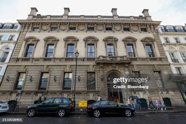 The Garrick Club members-only organization in London, UK, on Wednesday, March 27, 2024. In 2015 the club defeated a vote to admit women....