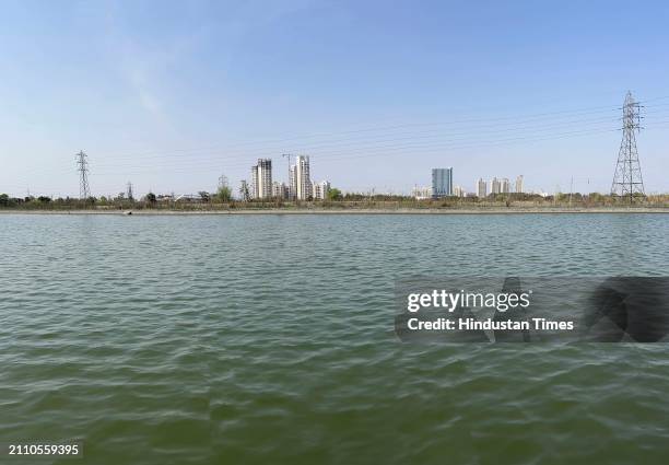 Water Treatment Plant located at Basai village near Dwarka Expressway on March 27, 2024 in Gurugram, India. Water supply in parts of the city is...