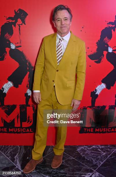 Derek McLane attends the press night after party for "MJ: The Musical" at The Londoner Hotel on March 27, 2024 in London, England.