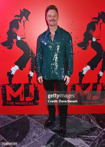 Christopher Wheeldon attends the press night after party for "MJ: The Musical" at The Londoner Hotel on March 27, 2024 in London, England.