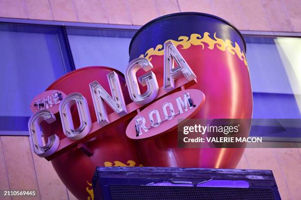 Conga Sign 12,433 The Conga Room Los Angeles Stock Photos, High-Res Pictures, and ...
